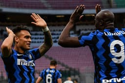 Inter de Milão x Sassuolo - Lautaro Martínez e Lukaku