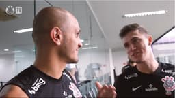 Fábio Santos e Lucas Piton - Corinthians