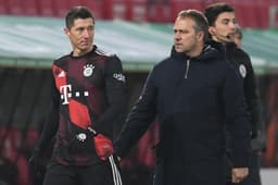 Hansi Flick e Lewandowski - Bayern de Munique