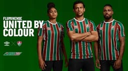 Fluminense lançou a nova camisa tricolor