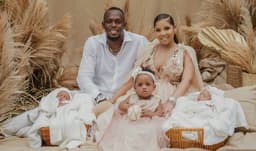 Usain Bolt e família
