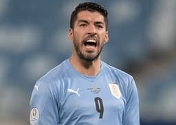 Uruguai x Chile - Comemoração Suárez