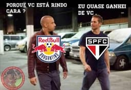Meme: São Paulo 1 x 2 RB Bragantino