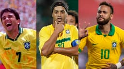 Bebeto / Ronaldinho Gaúcho / Neymar