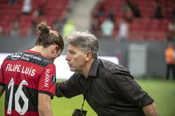 Renato Gaúcho e Filipe Luís - Flamengo
