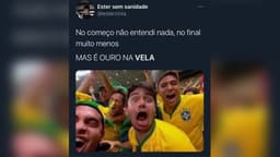 Meme: Brasil ouro na vela