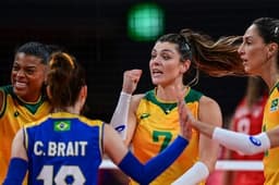 Brasil x Rússia - vôlei feminino - Olimpíada de Tóquio
