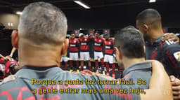 Flamengo x Olimpia - Vestiário