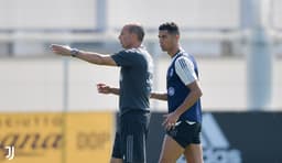 Massimiliano Allegri e Cristiano Ronaldo - Juventus