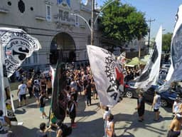 Vasco - Protesto em aniversário