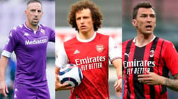 Ribéry, David Luiz e Mandzukic.