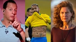 Benja, Neymar e Patrícia Pillar