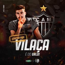 Victor Vilaça é esperança no ataque atleticano para a disputa da Liga MGFL Hinova 2021