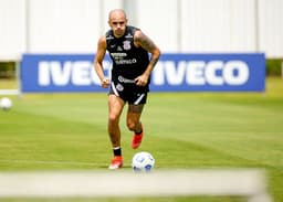 Fábio Sabtos - treino do Corinthians - 15-11