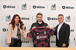 Anúncio do acordo entre Bitso e seleção do México