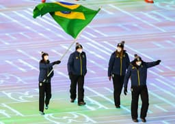 Porta-bandeira do Brasil - Olimpíadas de Inverno Pequim 2022