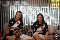 ernanda Dias Coelho, CEO da Deixa Ela Treinar e Carol Paiffer - Vasco