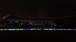 Estádio sem luz - Ferroviária x Santos