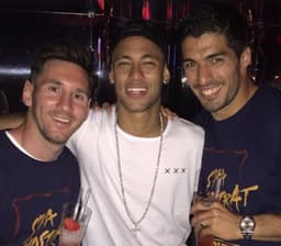 Messi, Neymar e Suárez