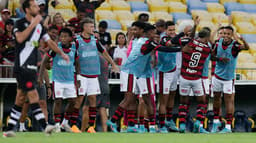 Vasco x Flamengo - Comemoração Flamengo