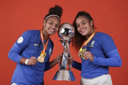 Maria Eduarda e Maria Luiza Calazans - Seleção Brasileira sub-17