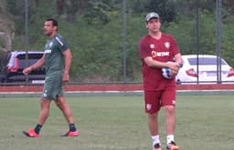 Fernando Diniz e Fred - Fluminense