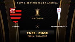 Chamada - Flamengo x Universidad Católica