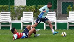 Zé Rafael e Gabriel Menino - Treino Palmeiras