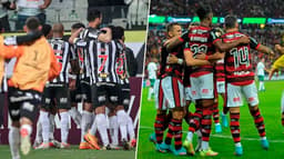 Atlético Mineiro reunidos e do Flamengo reunidos