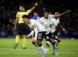 Du Queiroz e Robson Bambu - Boca 1 x 1 Corinthians - Libertadores 2022