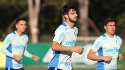 López e Merentiel - Treino Palmeiras