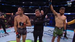 Rodriguez venceu a luta principal do UFC Long Island após lesão de Ortega (Foto: Reprodução/ESPN)