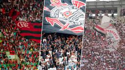 Flamengo, Corinthians e São Paulo
