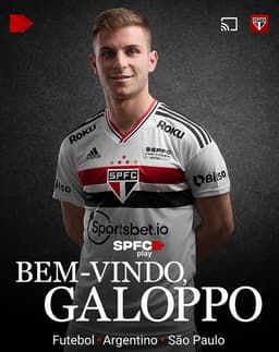 Giuliano Galoppo, meia do São Paulo