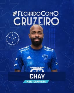 Anúncio de Chay, do Cruzeiro
