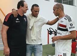 Luís Fabiano, Ceni e Patrick - São Paulo