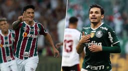 Montagem Fluminense x Palmeiras