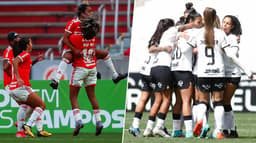 times femininos de Internacional e Corinthians