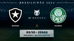 Chamada -  Botafogo x Palmeiras