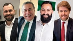 Montagem - Candidatos à Presidência Fluminense
