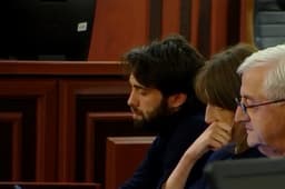 Nikoloz Basilashvili em tribunal na Geórgia