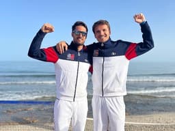 Nicolas Gianotti e Theo Irigaray campeões europeus liderando a França no Mundial