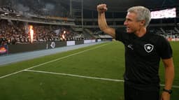 Luis Castro - Botafogo x Santos