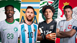 Mohamed Kanno, Lionel Messi, Ochoa e Lewandowski