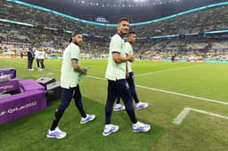 Neymar, Danilo e Alex Sandro - Seleção Brasileira