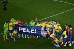 Brasil x Coreia - faixa Pelé - oitavas de final - Copa do Catar -