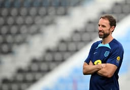 Gareth Southgate - Treino Inglaterra Copa 2022