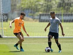 Rafael Ramos e Pedro - Jogo-treino Corinthians