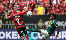 Endrick e Everton Ribeiro - Palmeiras x Flamengo - Supercopa