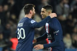 Messi e Hakimi - PSG x Toulouse